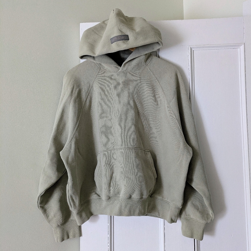 Essentials Fear Of God Hoodie Sweatshirt Sage Green Size XS
